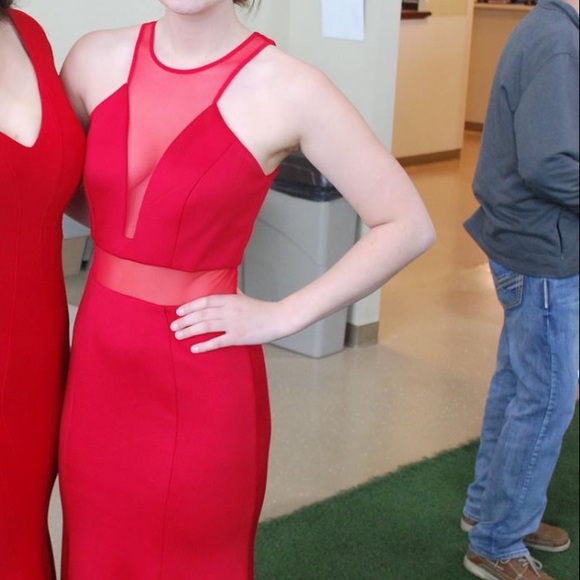 Red formal dress - Picture 2 of 4
